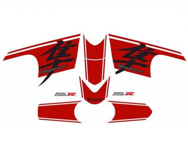 2008-2020 Suzuki GSXR 1300 Hayabusa Motorcycle Fairing - Glossy Black Red Canada for Sale