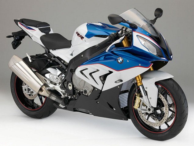 2015-2016 BMW S1000RR Motorcycle Fairings - White Blue Canada for Sale