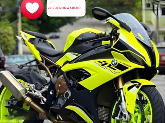 2019-2022 BMW S1000RR Motorcycle Fairings - Lemon Yellow Canada for Sale