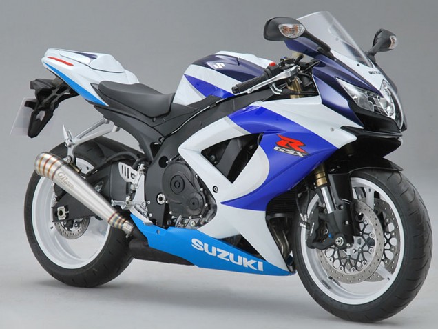 2008-2010 Suzuki GSXR 600/750 Motorcycle Fairings - White Blue Red Canada for Sale