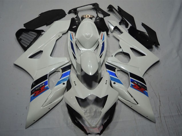 2005-2006 Suzuki GSXR 1000 Motorcycle Fairing - White Blue Black Red Canada for Sale
