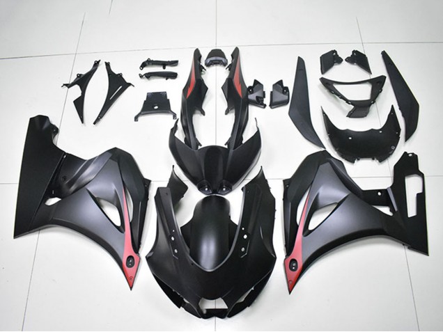 2017-2024 Suzuki GSXR 1000 Motorcycle Fairings - Matte Black Red Canada for Sale