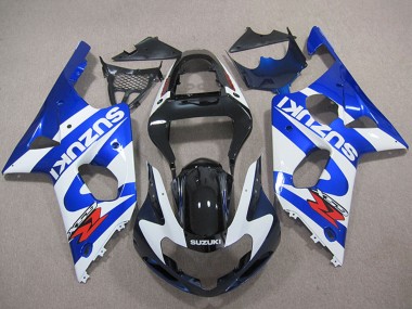 2000-2002 Suzuki GSXR 1000 Motorcycle Fairings - Blue White Black Red Canada for Sale