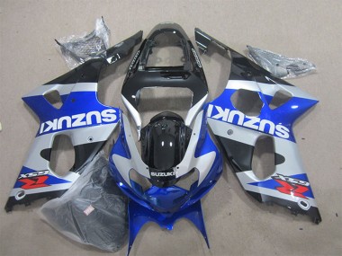 2000-2002 Suzuki GSXR 1000 Motorcycle Fairings - Blue Silver Black Red White Decal Canada for Sale
