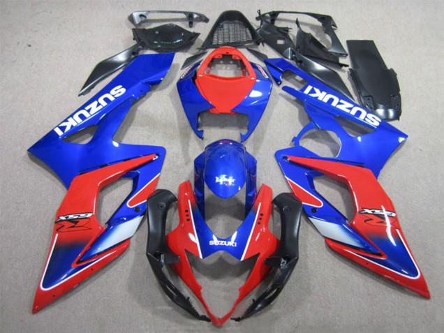 2005-2006 Suzuki GSXR 1000 Motorcycle Fairings - Blue Red Canada for Sale