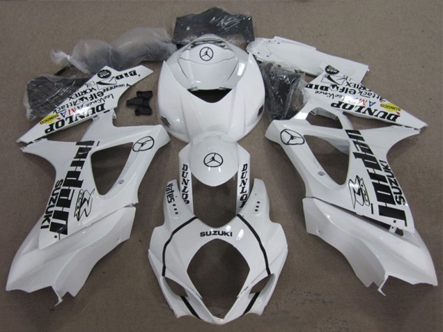 2007-2008 Suzuki GSXR 1000 Motorcycle Fairings - White Black Jordan Canada for Sale