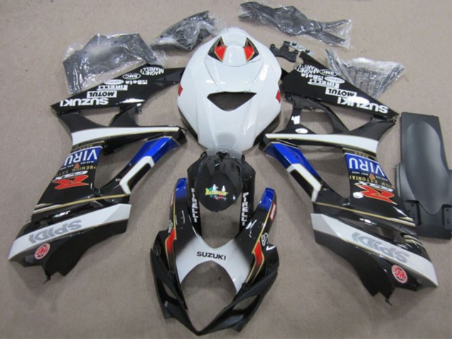 2007-2008 Suzuki GSXR 1000 Motorcycle Fairings - White Blue Red Black Canada for Sale