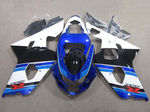 2004-2005 Suzuki GSXR 600 Motorcycle Fairings - White Blue Black Red Canada for Sale