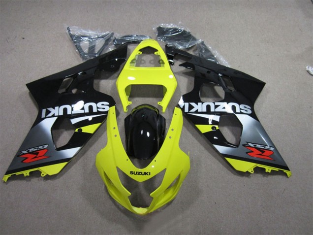 2004-2005 Suzuki GSXR 600 Motorcycle Fairings - Yellow Silver Black Red Canada for Sale