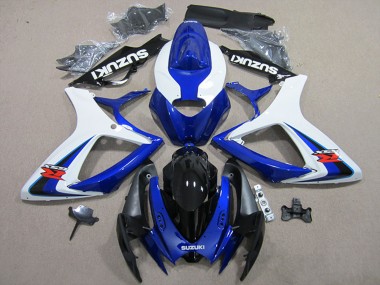 2006-2007 Suzuki GSXR 600 Motorcycle Fairings - White Blue Black Red Canada for Sale