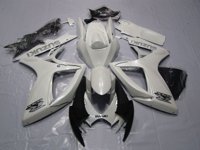 2006-2007 Suzuki GSXR 600 Motorcycle Fairing - White Canada for Sale