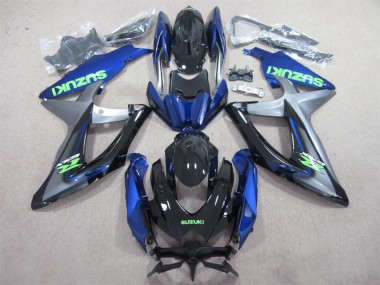 2008-2010 Suzuki GSXR 600 Motorcycle Fairings - Blue Silver Glossy Black Green Canada for Sale