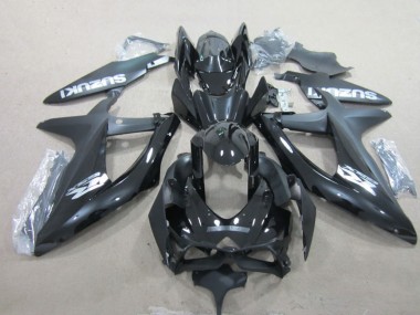2008-2010 Suzuki GSXR 600 Motorcycle Fairings - Glossy Black White Canada for Sale