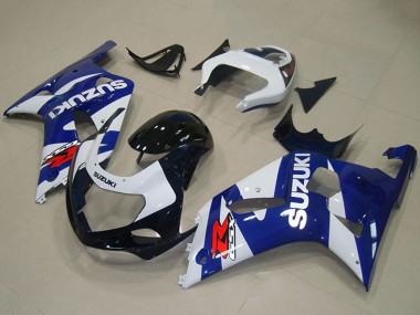 2001-2003 Suzuki GSXR 750 Motorcycle Fairings - Blue White Canada for Sale