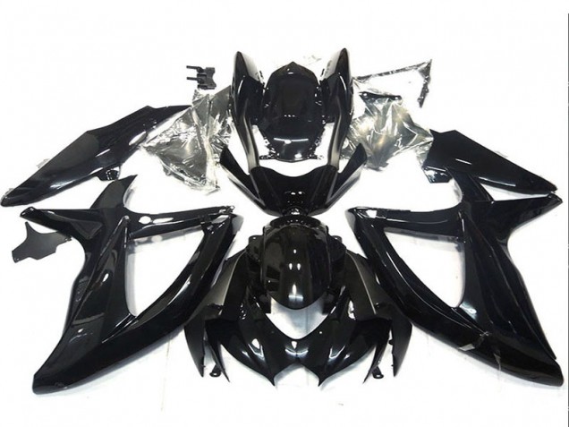 2008-2010 Suzuki GSXR 750 Motorcycle Fairings - Glossy Black Canada for Sale