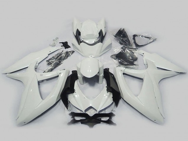 2008-2010 Suzuki GSXR 750 Motorcycle Fairings - Pearl White Canada for Sale