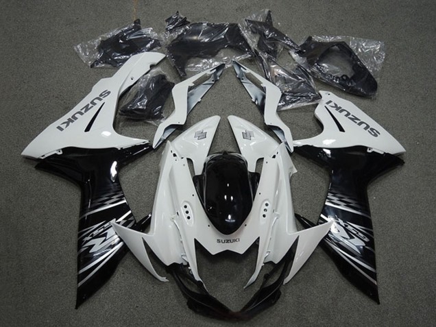 2011-2024 Suzuki GSXR 750 Motorcycle Fairings - White Black Canada for Sale