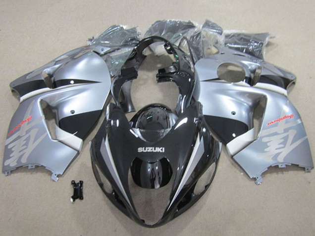 1996-2007 Suzuki GSXR 1300 Hayabusa Motorcycle Fairings - Matte Black Silver Canada for Sale