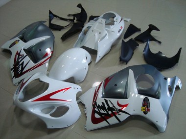 1996-2007 Suzuki GSXR 1300 Hayabusa Motorcycle Fairings - White Red Matte Grey Canada for Sale