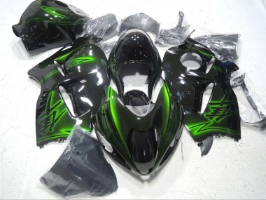 1996-2007 Suzuki GSXR 1300 Hayabusa Motorcycle Fairings - Glossy Black Green Canada for Sale