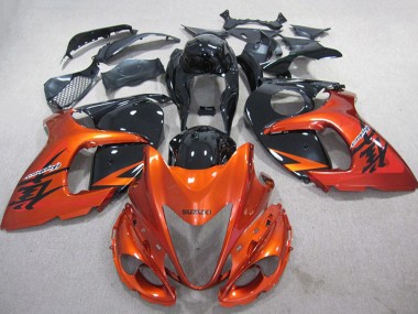 2008-2020 Suzuki GSXR 1300 Hayabusa Motorcycle Fairings - Orange Black Canada for Sale