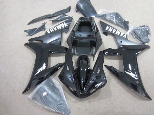 2002-2003 Yamaha YZF R1 Motorcycle Fairings - Glossy Black Matte Black White Canada for Sale