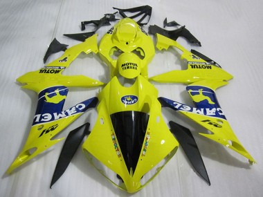 2004-2006 Yamaha YZF R1 Motorcycle Fairings - Yellow Blue Black White Camel Motul Canada for Sale