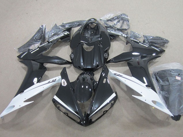 2004-2006 Yamaha YZF R1 Motorcycle Fairings - Glossy Black White Canada for Sale