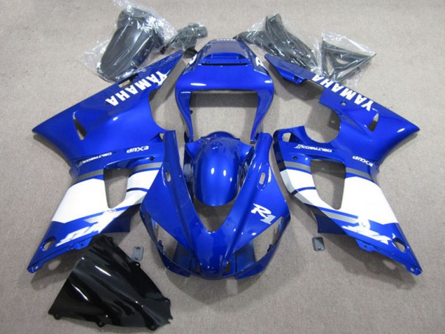 2009-2011 Yamaha YZF R1 Motorcycle Fairing - Blue White Canada for Sale