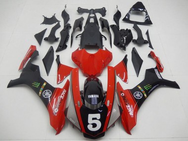 2015-2019 Yamaha YZF R1 Motorcycle Fairings - Red Black Green Monster 5 Canada for Sale