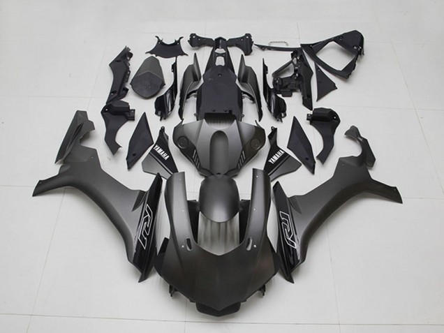 2015-2019 Yamaha YZF R1 Motorcycle Fairings - Matte Black Glossy Black Canada for Sale