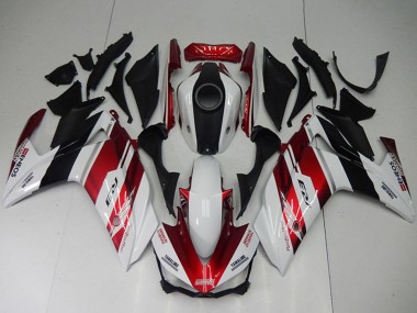 2015-2018 Yamaha YZF R3 Bike Fairings - White Red Black Canada for Sale