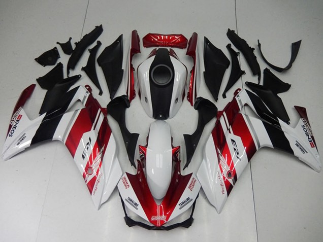 2015-2018 Yamaha YZF R3 Bike Fairings - White Red Black Canada for Sale