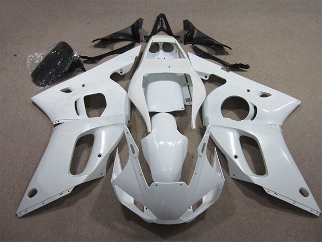 1998-2002 Yamaha YZF R6 Motorcycle Fairings - White Canada for Sale