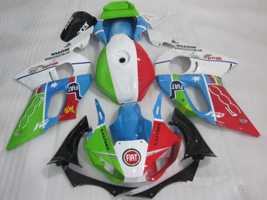 1998-2002 Yamaha YZF R6 Motorcycle Fairings - White Blue Green Red Fiat Kastinee Canada for Sale