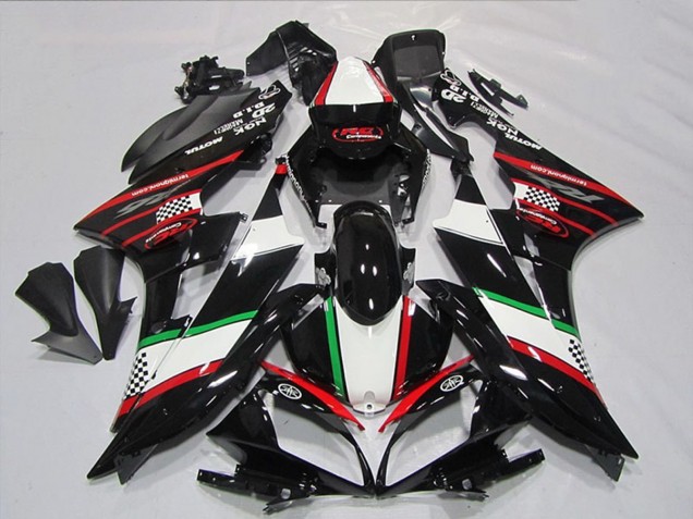 2006-2007 Yamaha YZF R6 Motorcycle Fairings - White Red Glossy Black Green Motul Canada for Sale