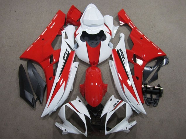 2006-2007 Yamaha YZF R6 Motorcycle Fairing - White Red Black Canada for Sale