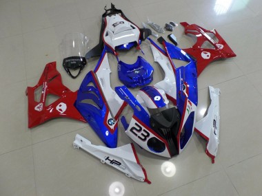 Alien Blue and White 2009-2014 S1000RR Fairings