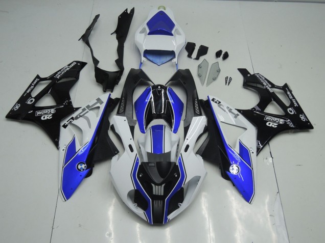 Alien Blue and White 2009-2014 S1000RR Fairings Alien Blue and White 2009-2014 S1000RR Fairings