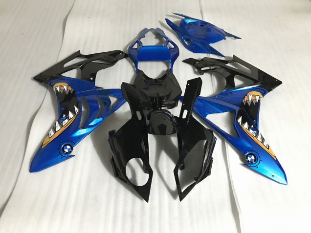 Alien Blue and White 2009-2014 S1000RR Fairings