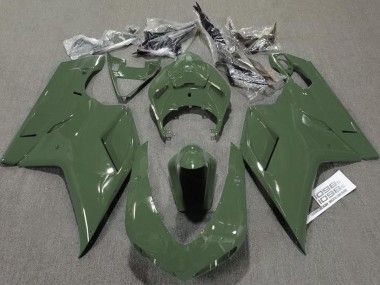Army Green Gloss 2007-2014 Ducati 848 1098 1198 Fairings