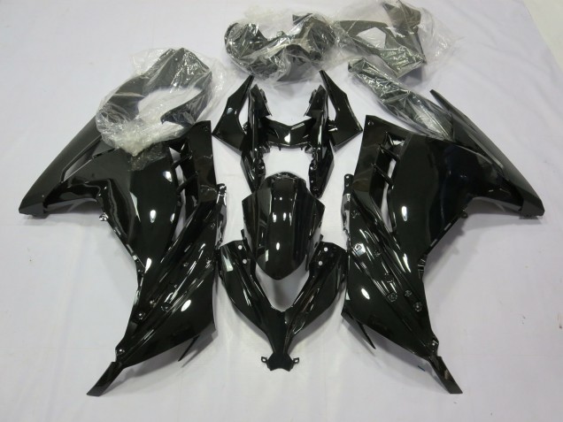 Black Gloss 2013-2018 Ninja 300 Fairings Black Gloss 2013-2018 Ninja 300 Fairings