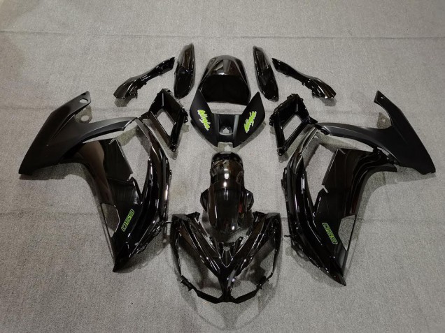 Black and Green 2012-2016 Ninja 650R Fairings Black and Green 2012-2016 Ninja 650R Fairings