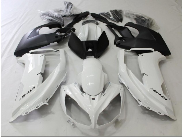 Black and White 2012-2016 Ninja 650R Fairings Black and White 2012-2016 Ninja 650R Fairings
