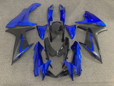 Blue Black and Grey 2011-2024 GSXR 600-750 Fairings