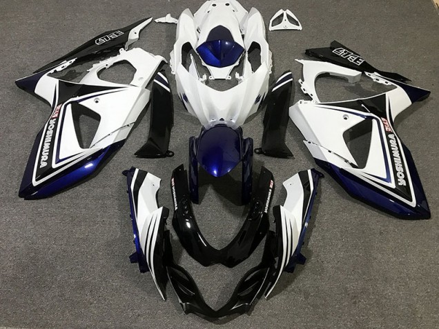 Blue Black and White 2009-2016 GSXR 1000 Fairings Blue Black and White 2009-2016 GSXR 1000 Fairings