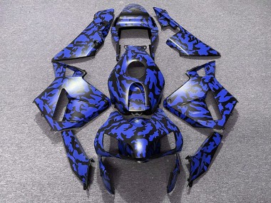 Blue Camo 2003-2004 CBR600RR Fairings