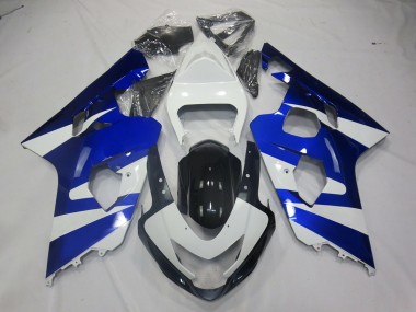 Blue White OEM Style 2004-2005 GSXR 600-750 Fairings