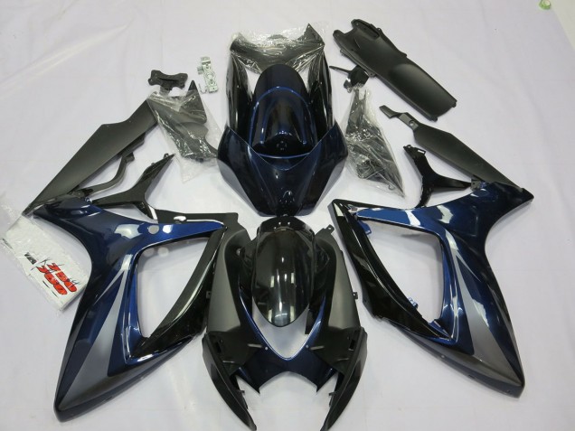 Blue and Grey 2006-2007 GSXR 600-750 Fairings
