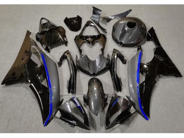 Carbon Fiber & Blue 2008-2016 R6 Fairings